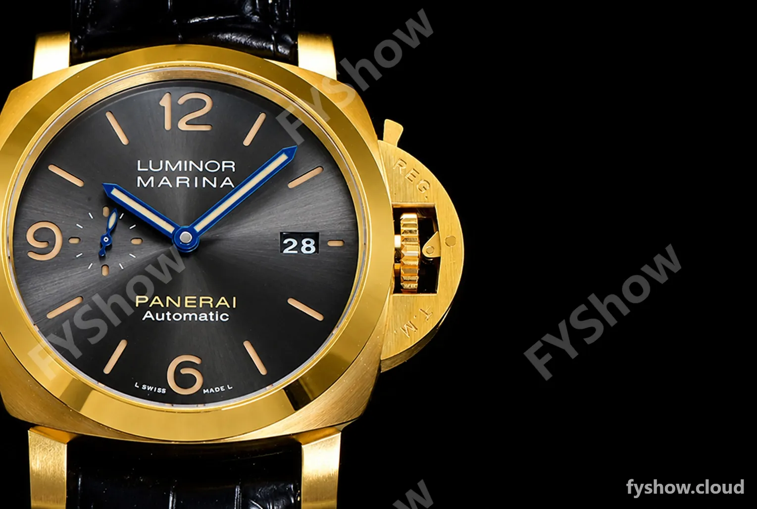 Panerai - PAM1115 Luminor Marina Automatic 44mm YG/LE Grey VSF P9010 - Image 4