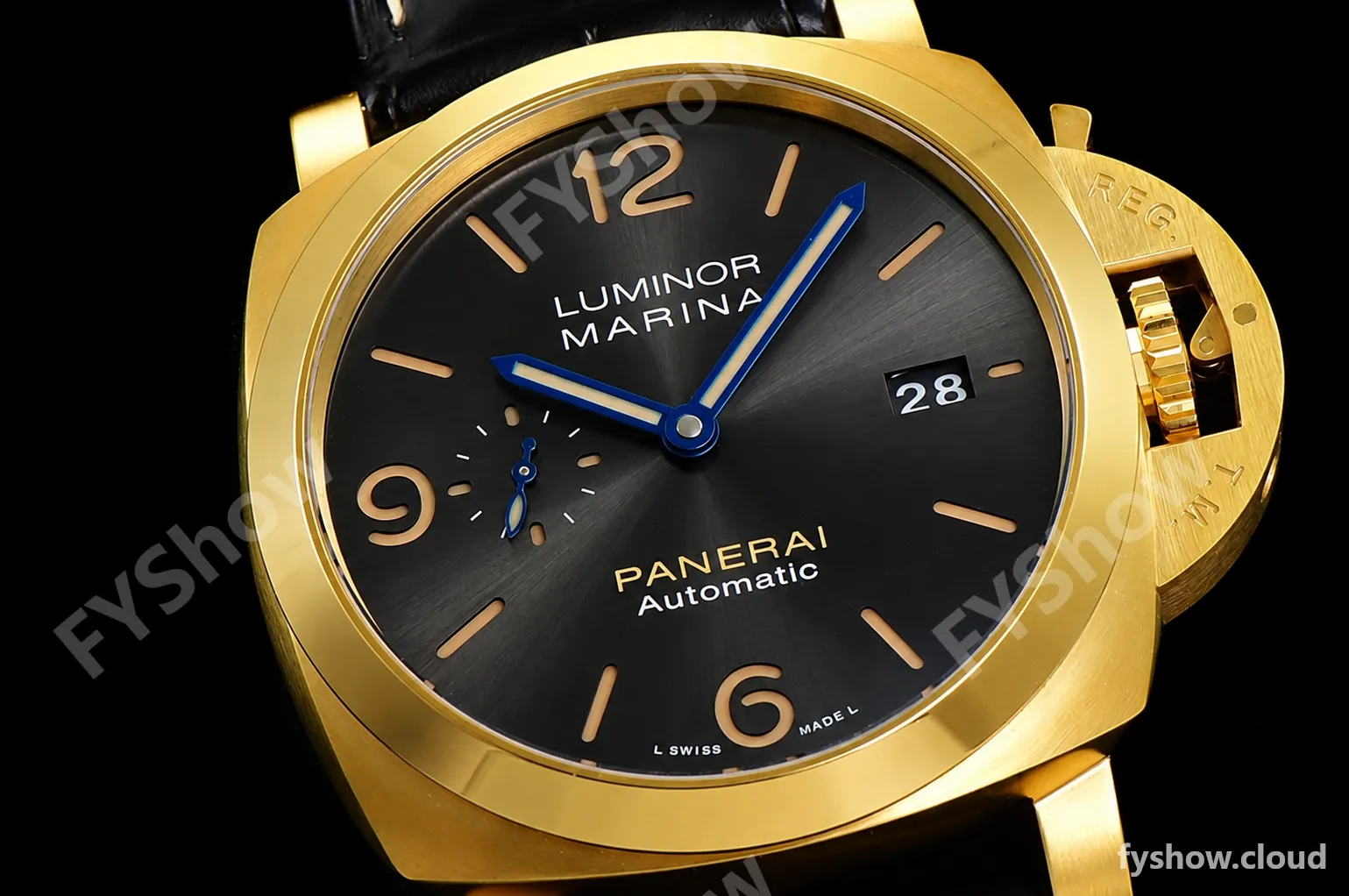 Panerai - PAM1115 Luminor Marina Automatic 44mm YG/LE Grey VSF P9010 - Image 5