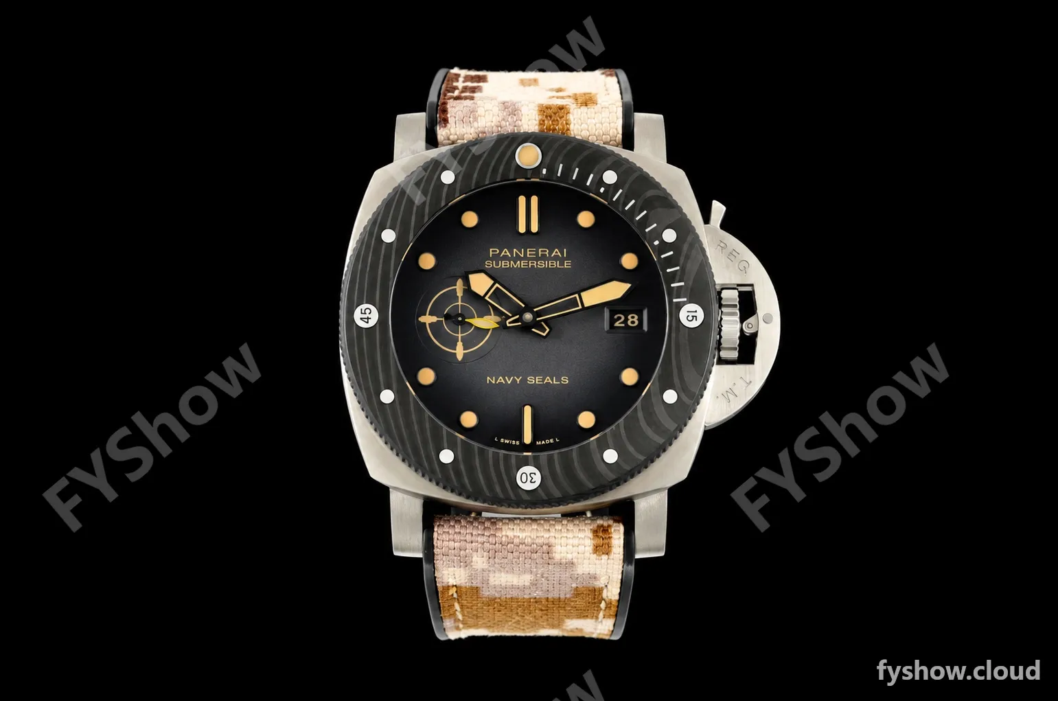 Panerai - PAM1669 Submersible Navy SEALs Titanio 47mm TI/CAR/RU G-Black VSF P900