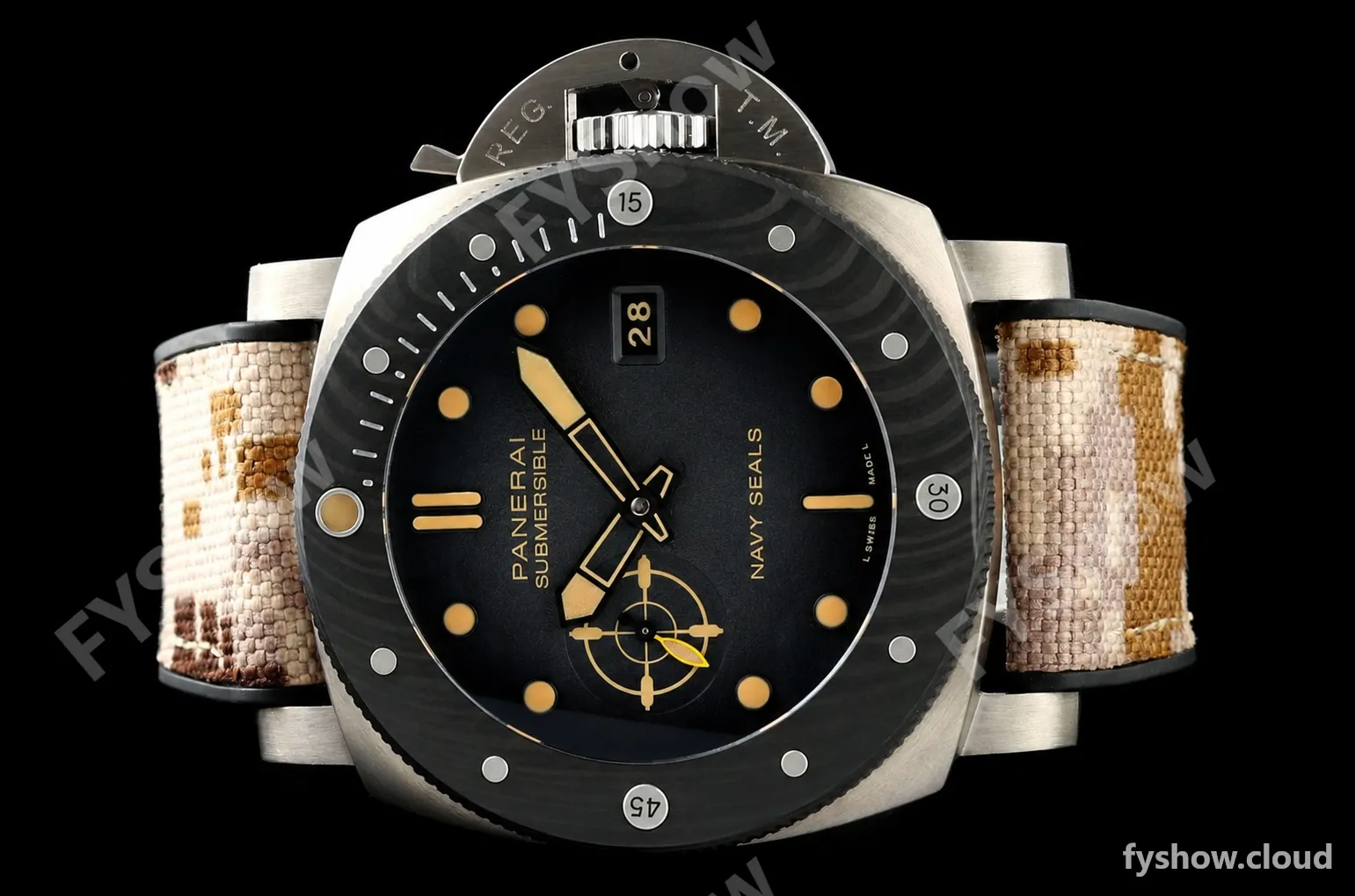Panerai - PAM1669 Submersible Navy SEALs Titanio 47mm TI/CAR/RU G-Black VSF P900 - Image 4
