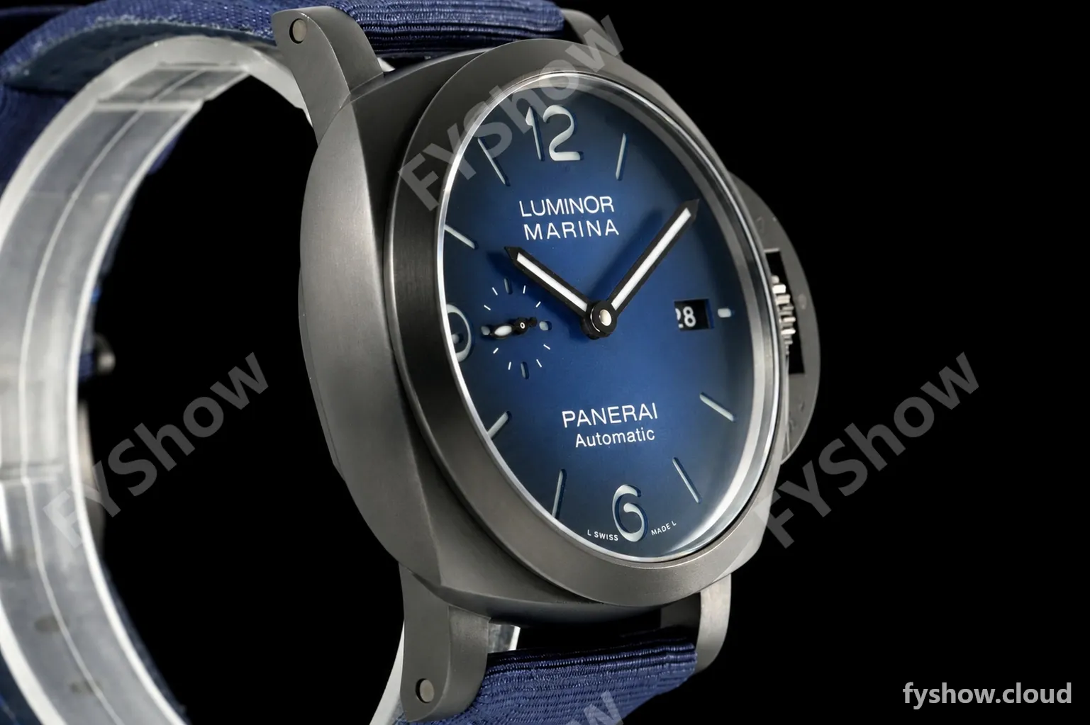 Panerai - PAM2319 Luminor Marina Milan Edition 44mm DLC/NY Blue VSF P9010 - Image 16