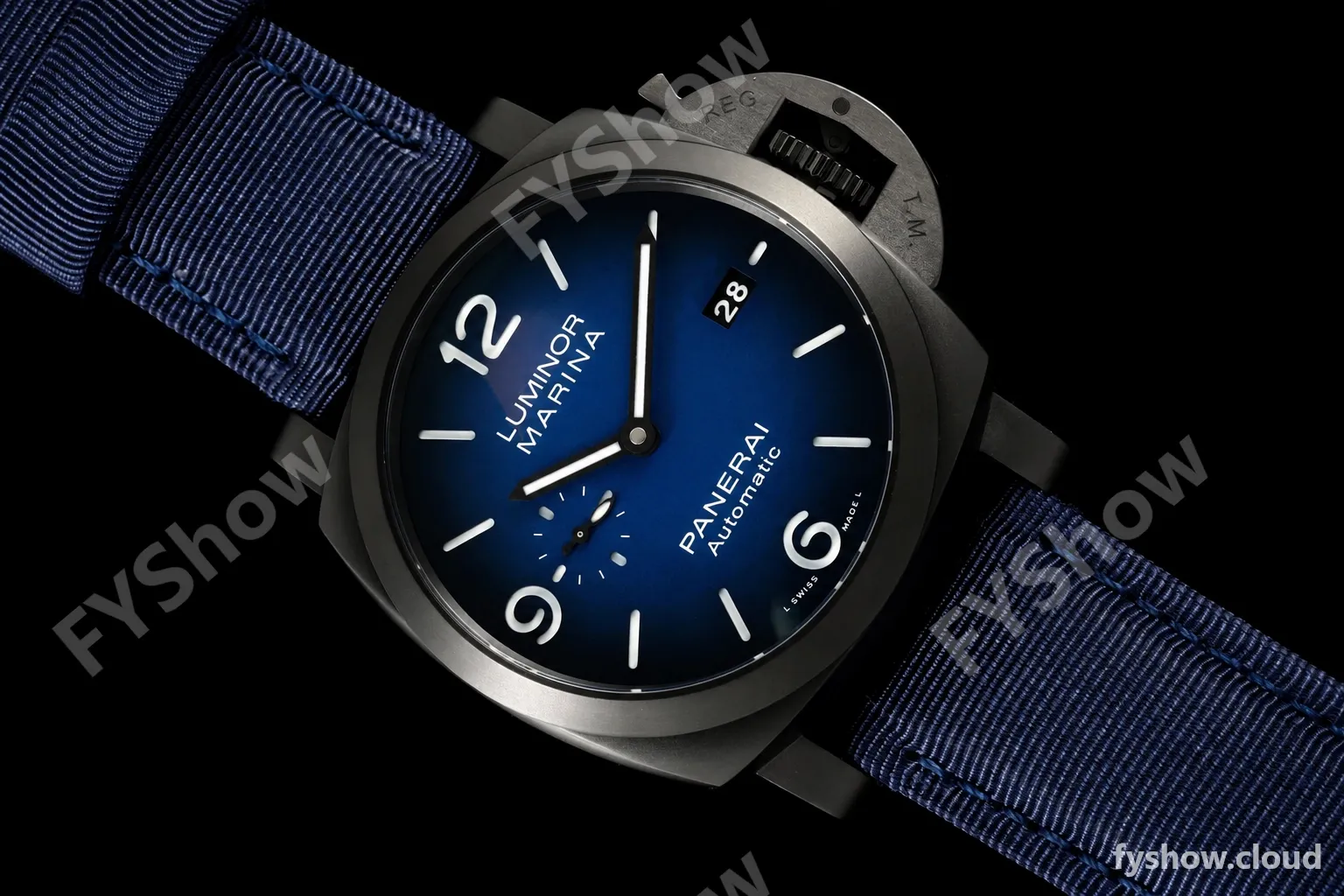 Panerai - PAM2319 Luminor Marina Milan Edition 44mm DLC/NY Blue VSF P9010 - Image 19