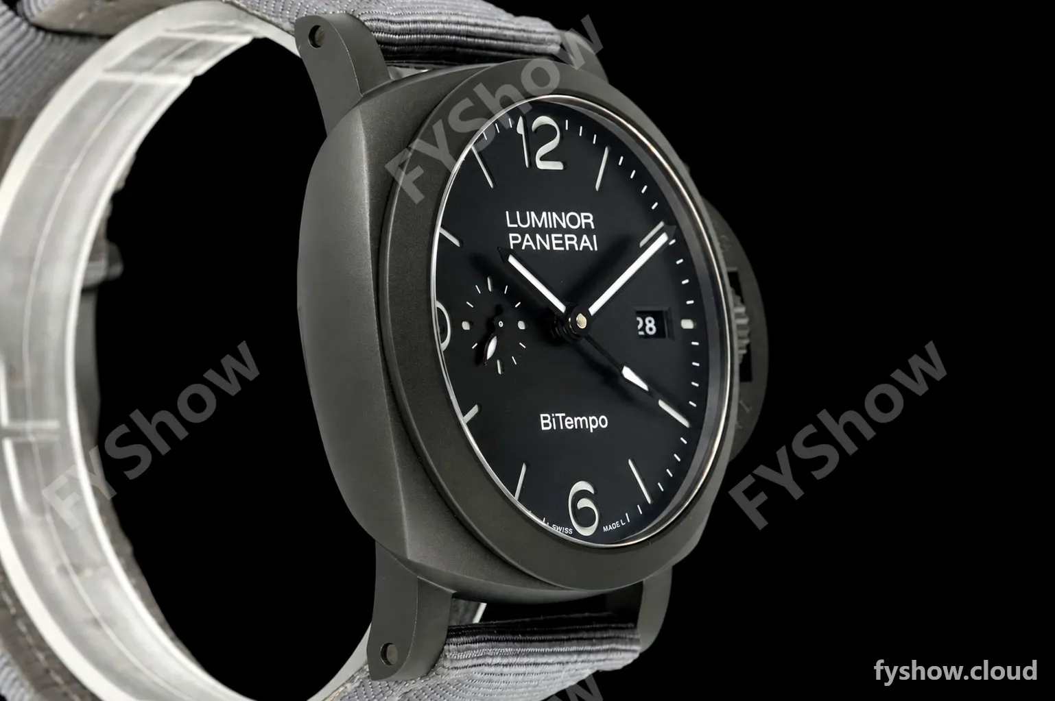 Panerai - PAM1467 Luminor Marina 1950 BiTempo Titanium DLC 44mm TI/NY Black Dial VSF P9010 - Image 2