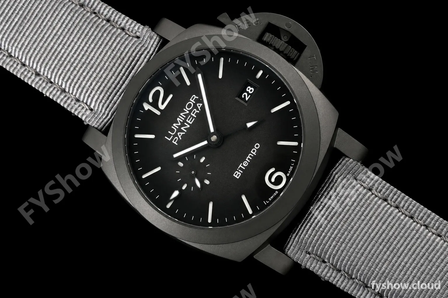 Panerai - PAM1467 Luminor Marina 1950 BiTempo Titanium DLC 44mm TI/NY Black Dial VSF P9010 - Image 23