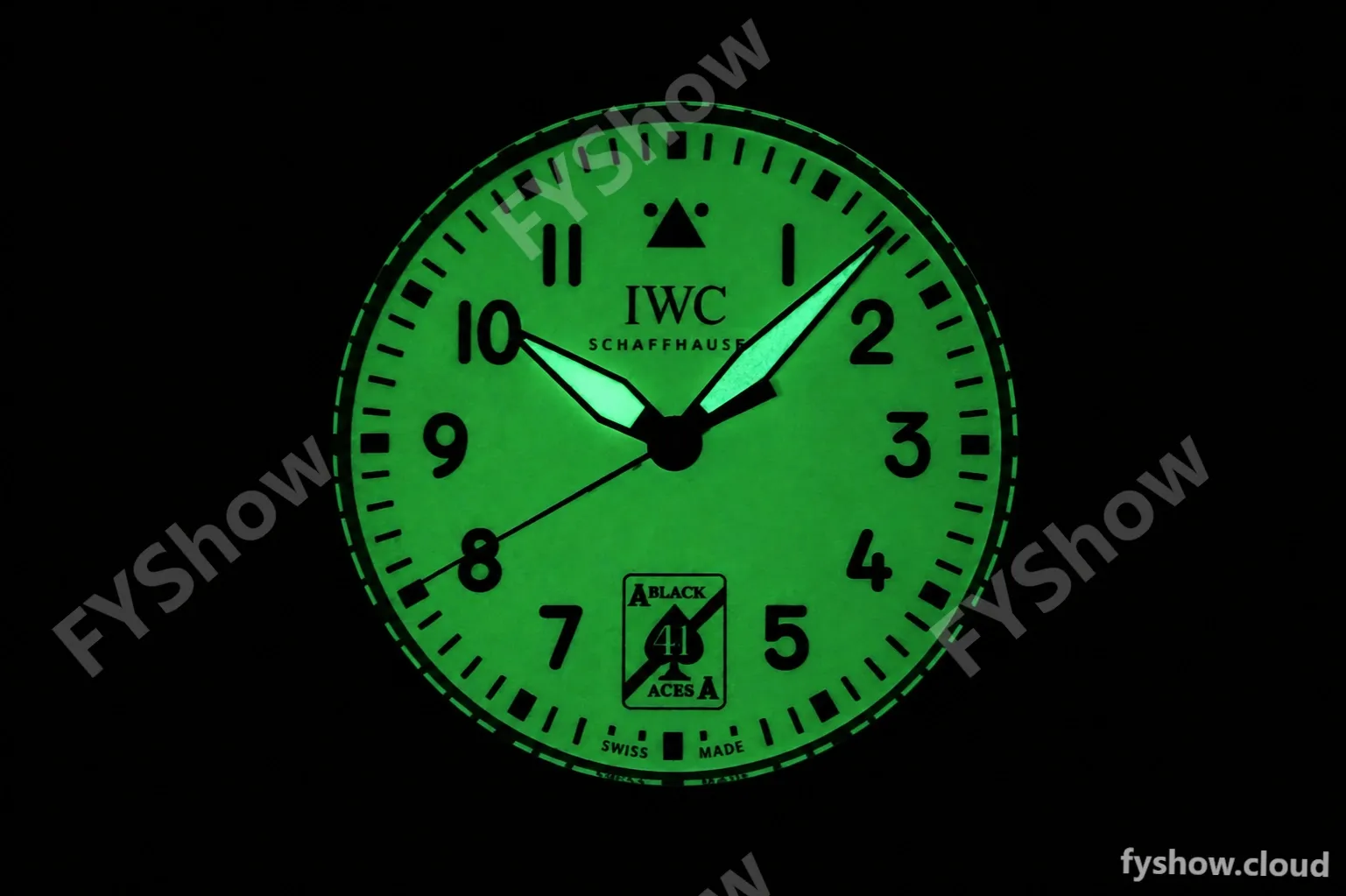 IWC - Pilots 41mm Automatic IW326905 Black Aces PVD/RU Full Lumed White Dial BLSF MY9015 - Image 22