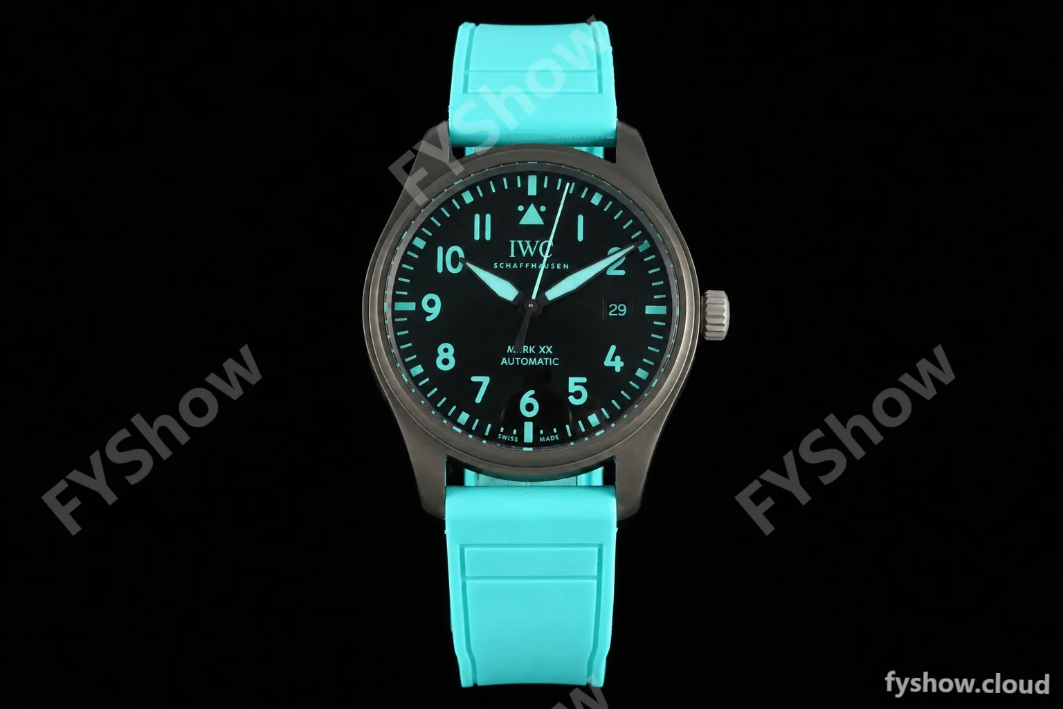 IWC - Mark XX 40mm Automatic IW328210 Pilots PVD/RU Blk/Num BLSF MY9015