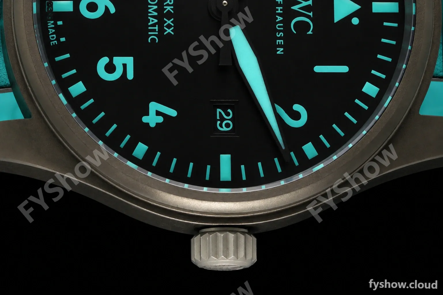IWC - Mark XX 40mm Automatic IW328210 Pilots PVD/RU Blk/Num BLSF MY9015 - Image 4