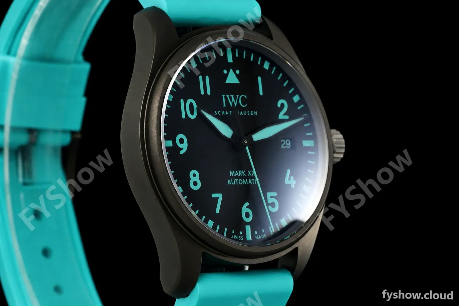 IWC - Mark XX 40mm Automatic IW328210 Pilots PVD/RU Blk/Num BLSF MY9015 - Image 5