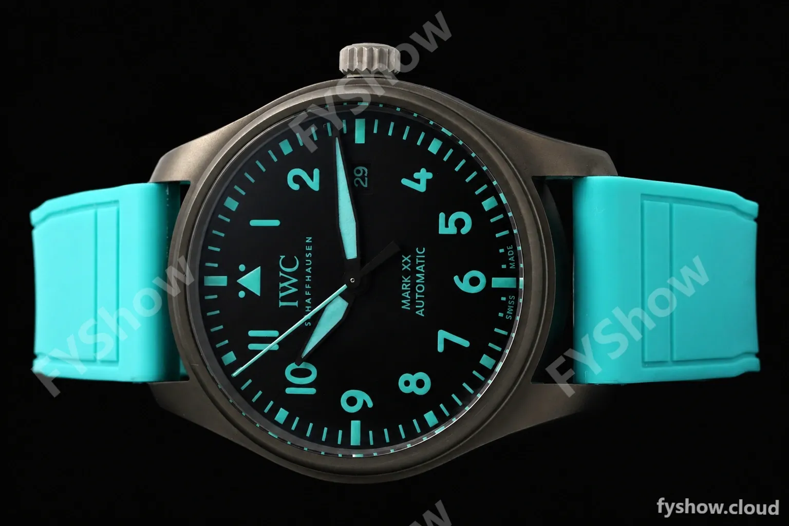 IWC - Mark XX 40mm Automatic IW328210 Pilots PVD/RU Blk/Num BLSF MY9015 - Image 6