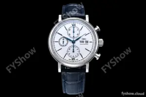 IWC - Portofino Chrono IW3910 SS/LE Wht/Blk Stk TWF A7750