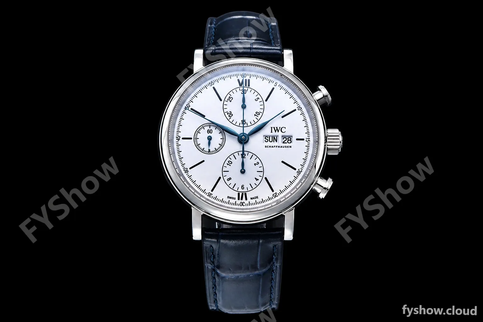 IWC - Portofino Chrono IW3910 SS/LE Wht/Blk Stk TWF A7750