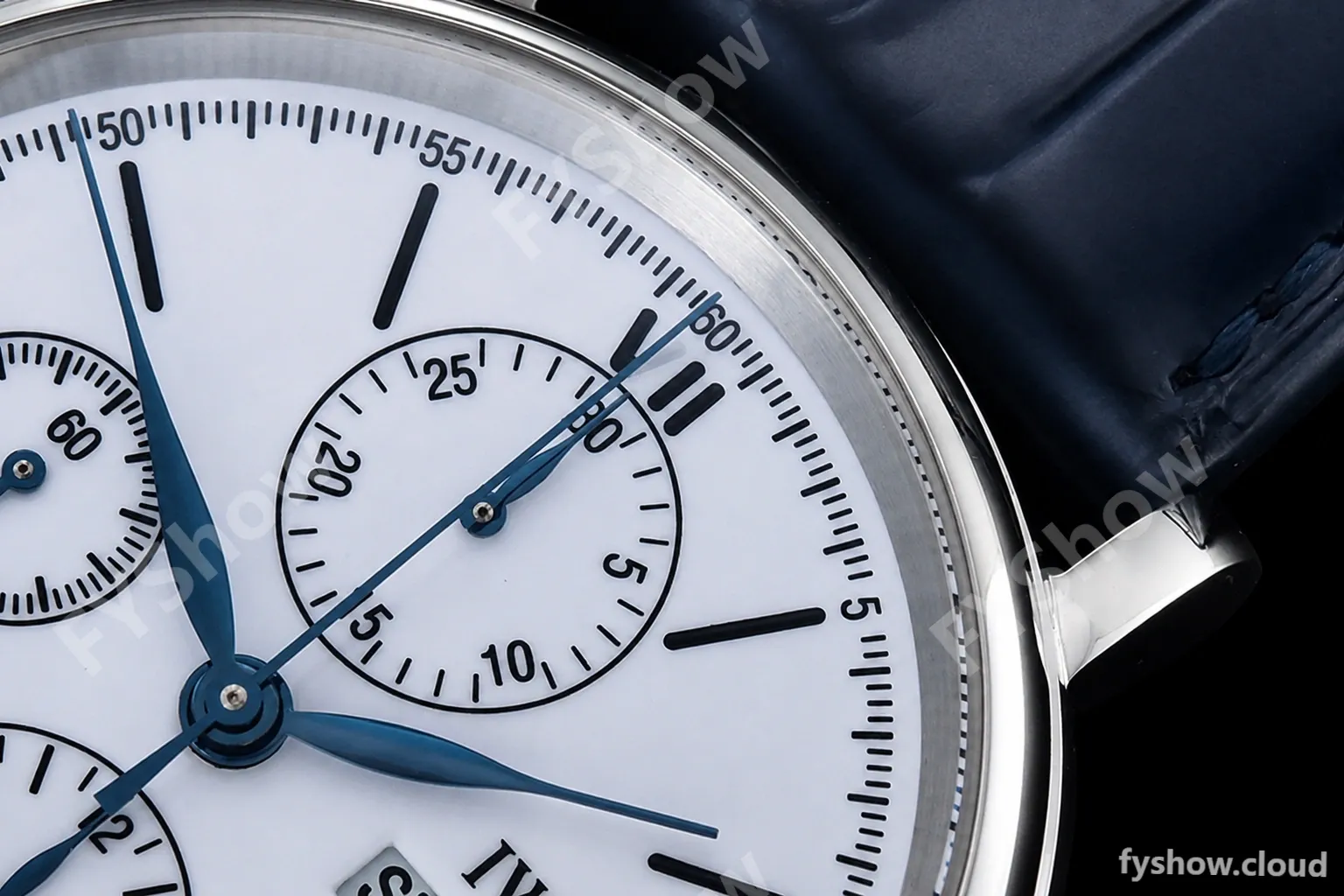 IWC - Portofino Chrono IW3910 SS/LE Wht/Blk Stk TWF A7750 - Image 6