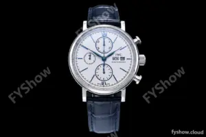 IWC - Portofino Chrono IW3910 SS/LE Wht/Blue Stk TWF A7750