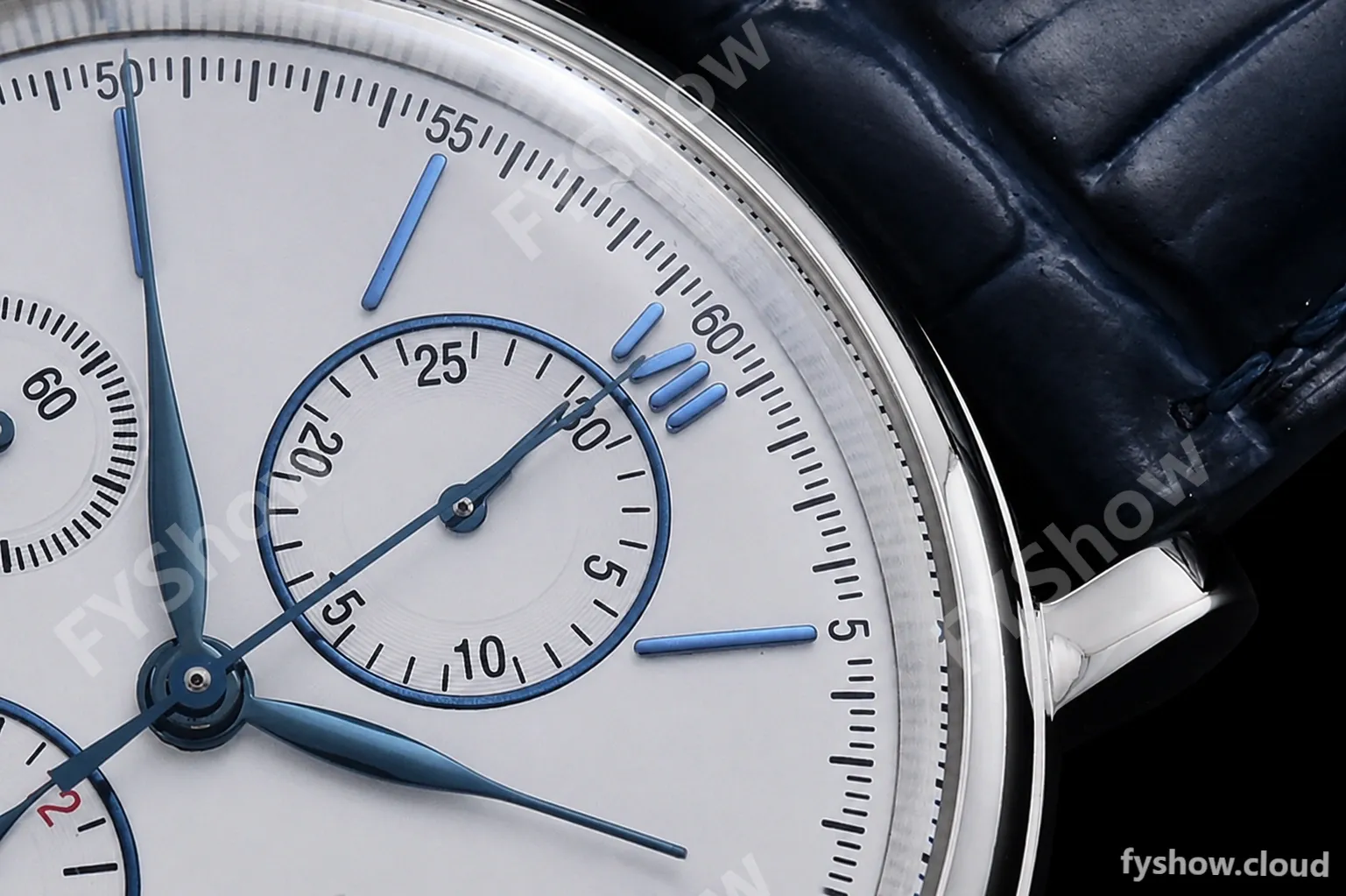 IWC - Portofino Chrono IW3910 SS/LE Wht/Blue Stk TWF A7750 - Image 6