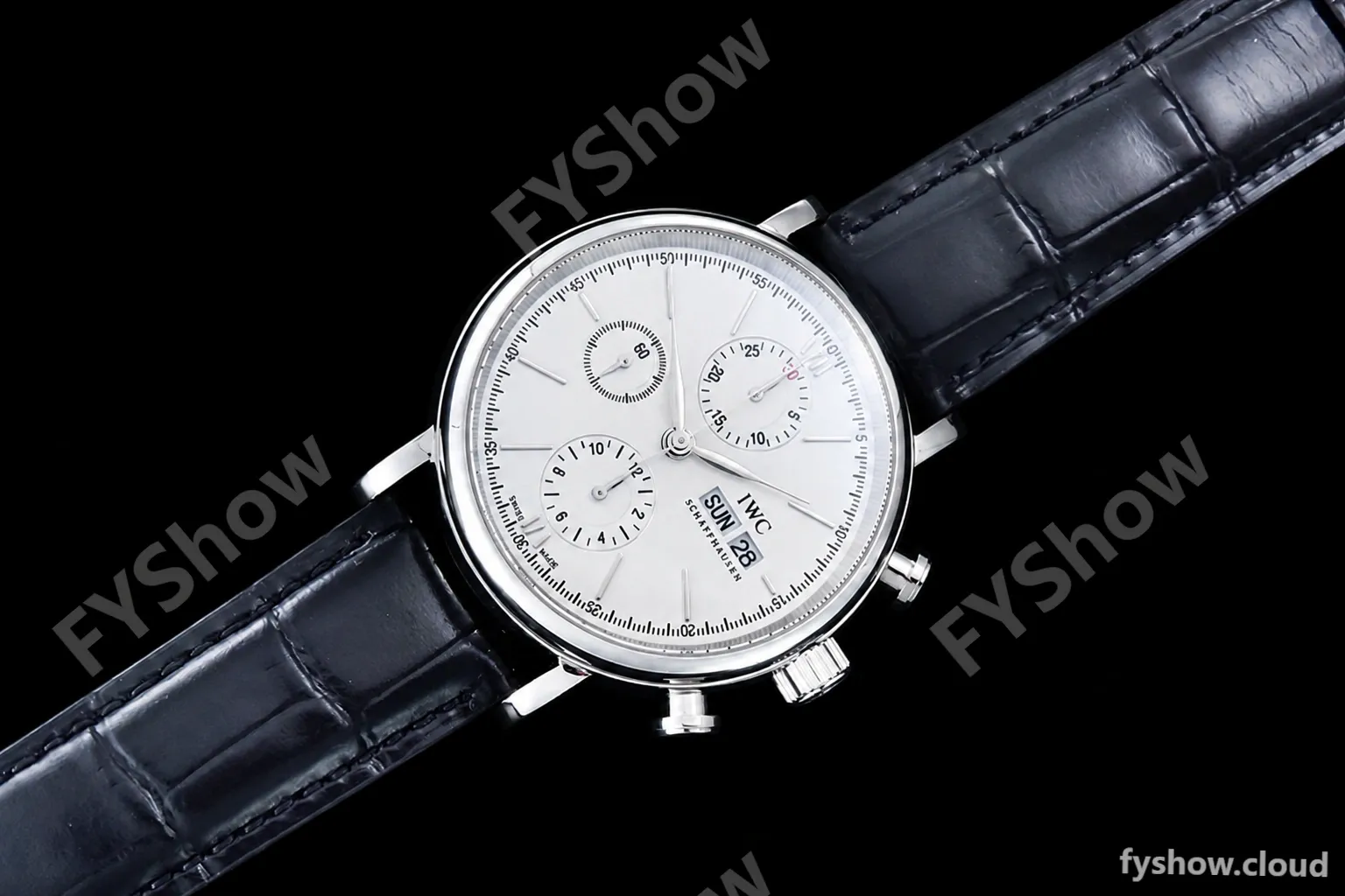 IWC - Portofino Chrono IW3910 SS/LE Wht/SS Stk TWF A7750 - Image 3