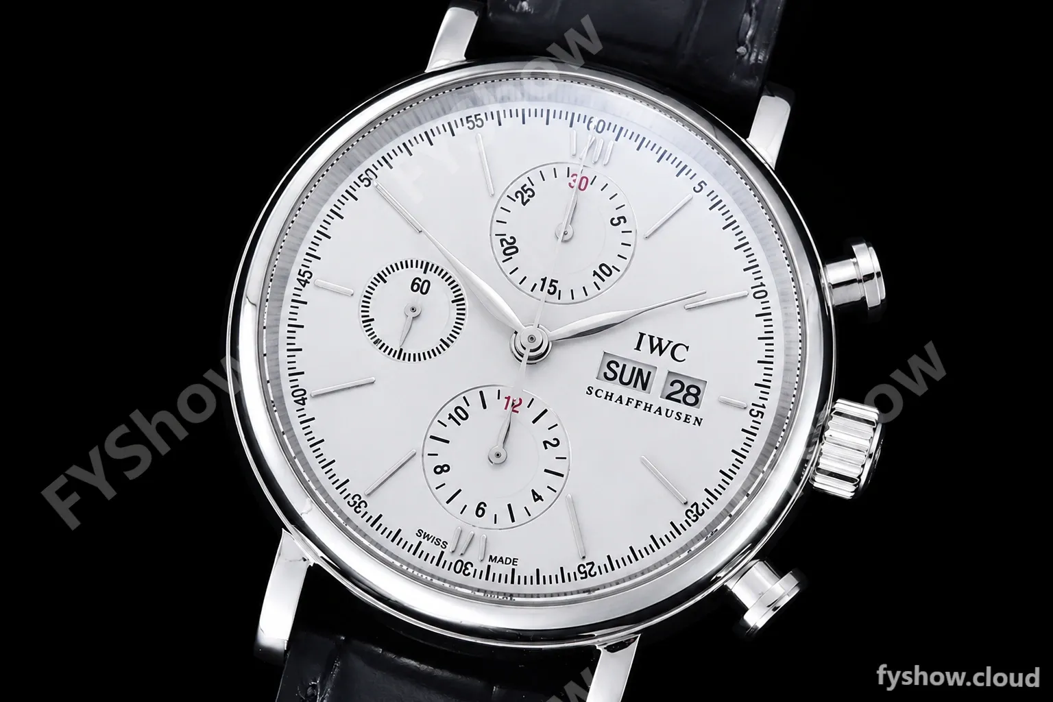 IWC - Portofino Chrono IW3910 SS/LE Wht/SS Stk TWF A7750 - Image 4