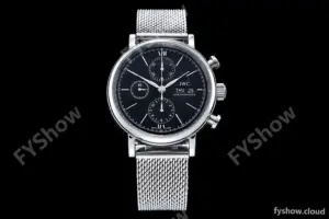 IWC - Portofino Chrono IW3910 SS/SS Blk/Stk TWF A7750