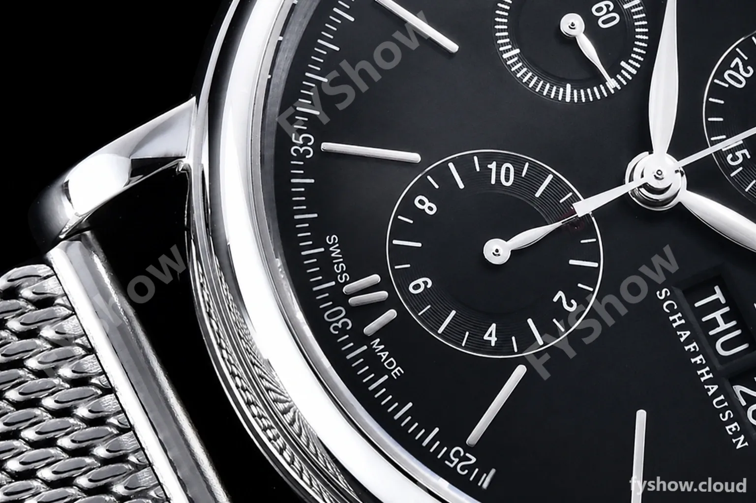 IWC - Portofino Chrono IW3910 SS/SS Blk/Stk TWF A7750 - Image 7