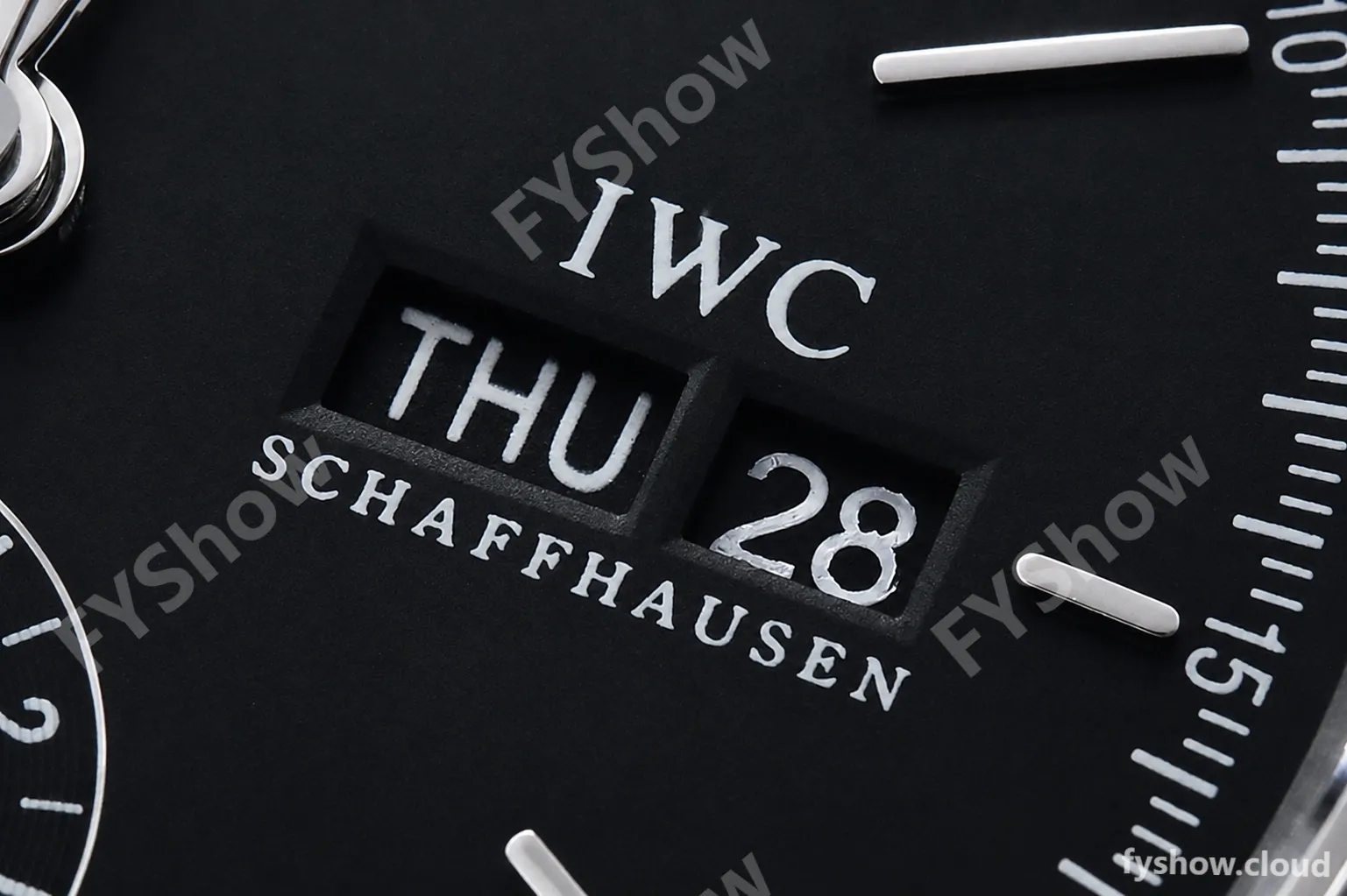 IWC - Portofino Chrono IW3910 SS/SS Blk/Stk TWF A7750 - Image 8