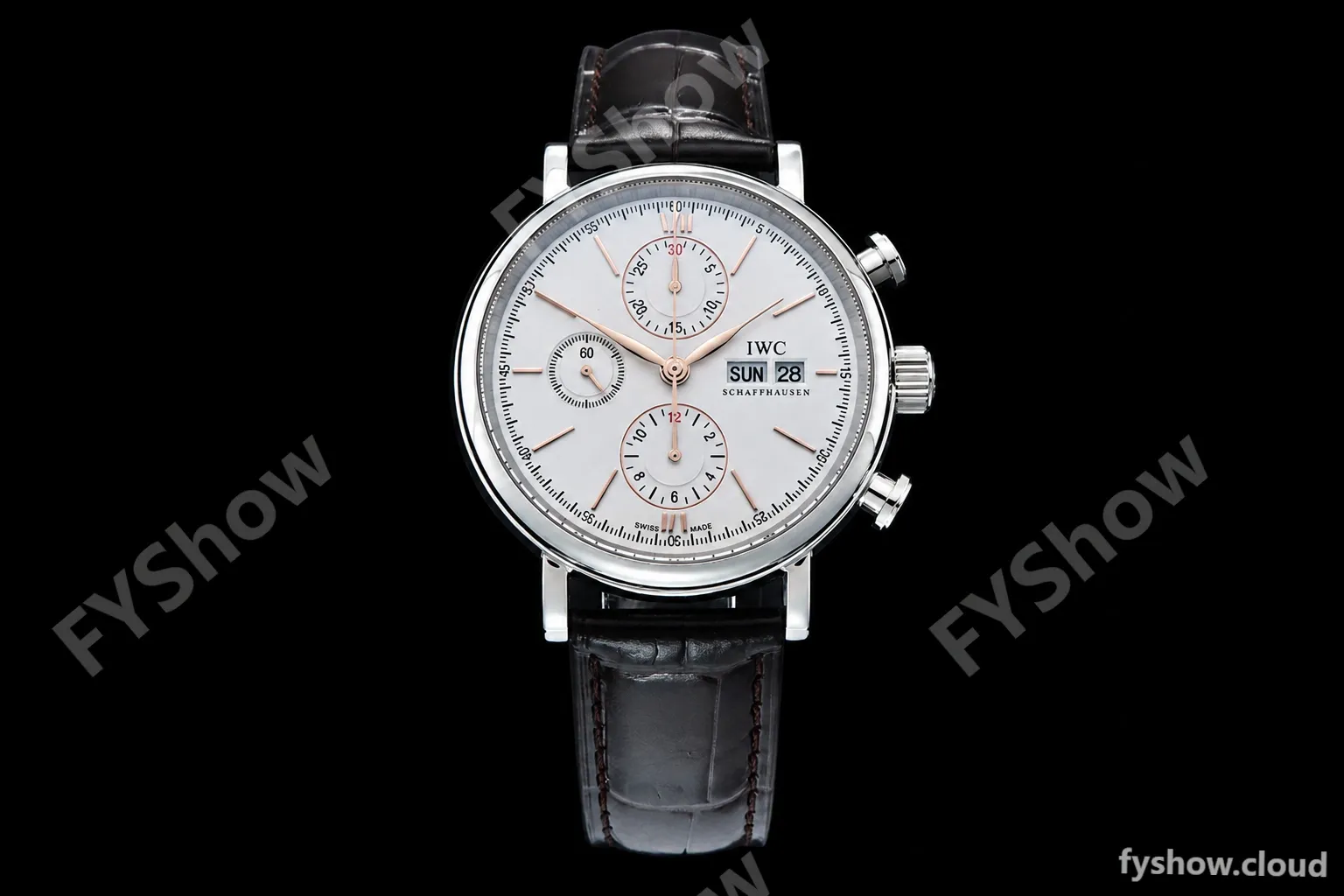IWC - Portofino Chrono IW3910 SS/LE Wht/RG Stk TWF A7750