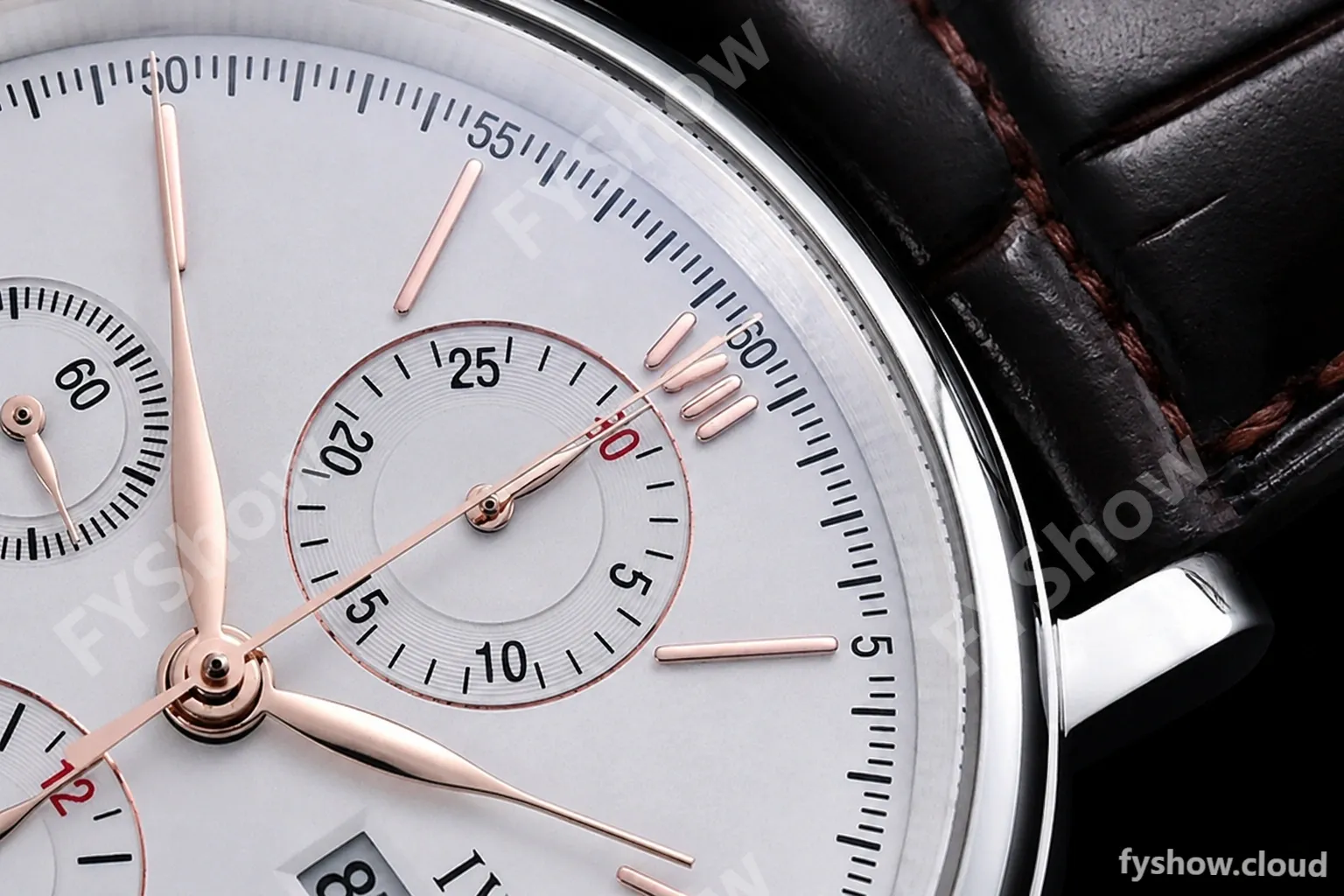 IWC - Portofino Chrono IW3910 SS/LE Wht/RG Stk TWF A7750 - Image 6