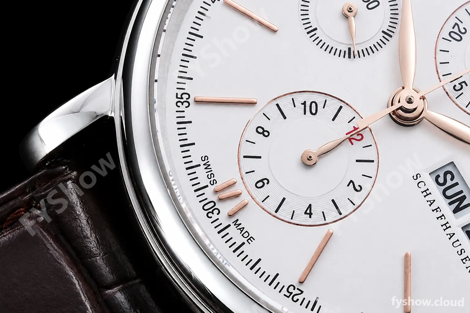 IWC - Portofino Chrono IW3910 SS/LE Wht/RG Stk TWF A7750 - Image 7