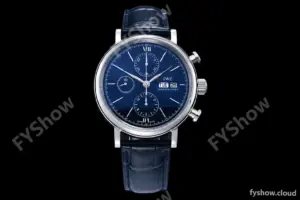 IWC - Portofino Chrono IW3910 SS/LE Blue/SS Stk TWF A7750