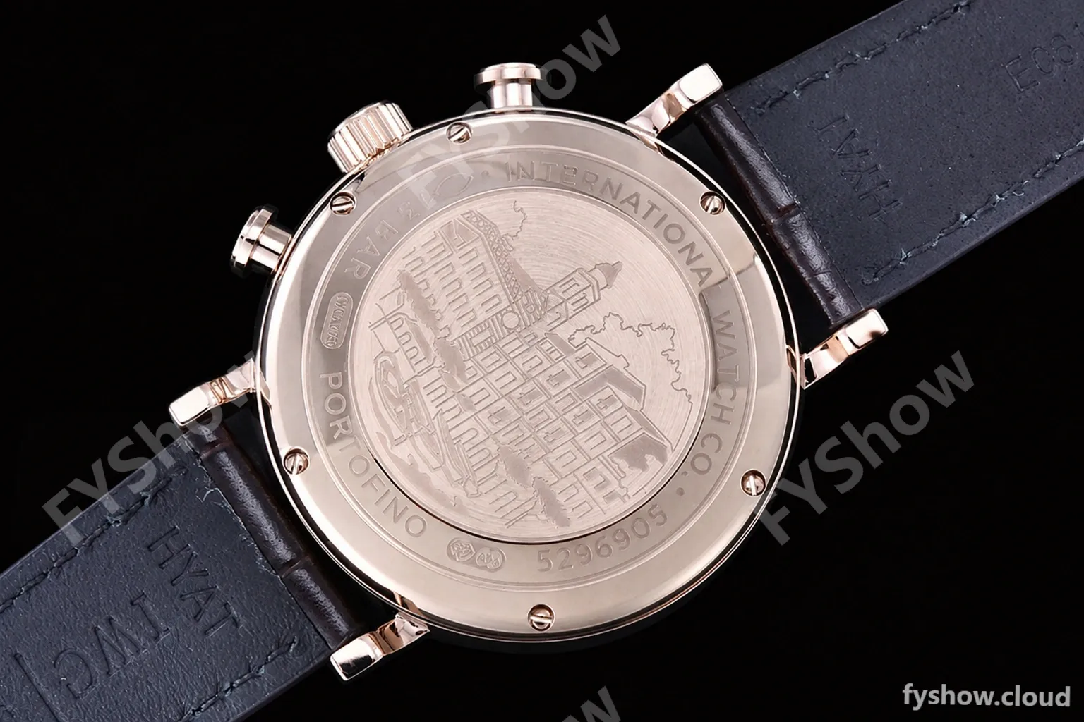IWC - Portofino Chrono IW3910 RG/LE Blue/RG Stk TWF A7750 - Image 14