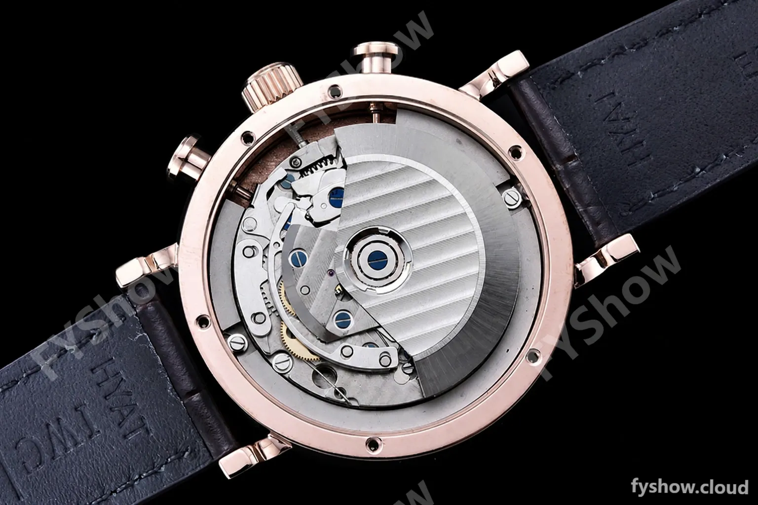 IWC - Portofino Chrono IW3910 RG/LE Blue/RG Stk TWF A7750 - Image 18