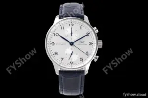 IWC - Portuguese Chronograph IW371601 41mm SS/LE Blue/Num ZF V2 A69355