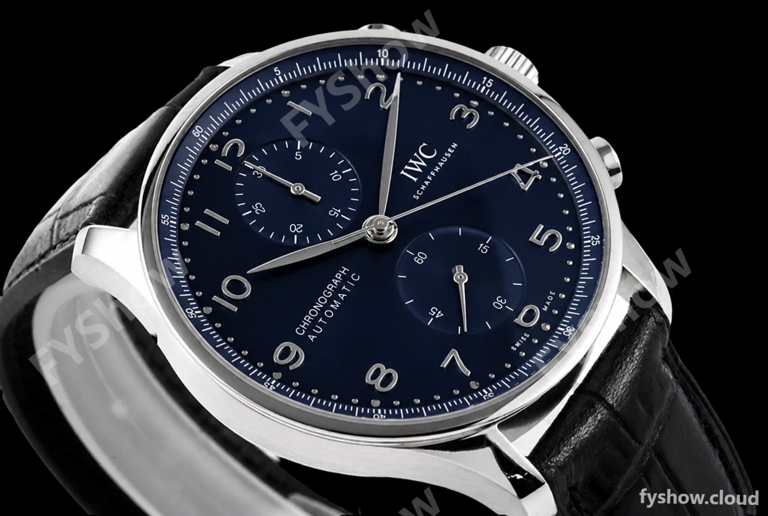 IWC - Portuguese Chrono Ed IW3716 SS/SS Wht/Num ZF A69355 - Image 2