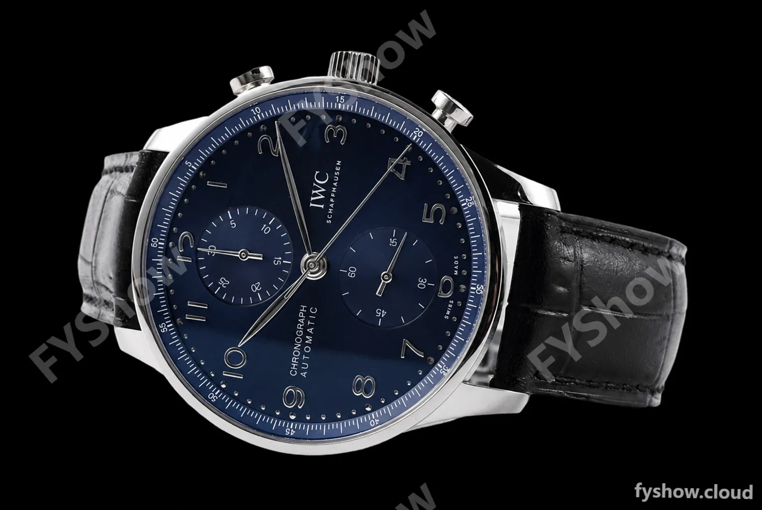 IWC - Portuguese Chrono Ed IW3716 SS/SS Wht/Num ZF A69355 - Image 8