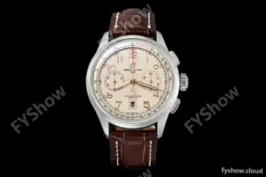 Breitling - Premier B01 Chronograph 42mm SS/LE Beige/Num BLSF A7750 Mod