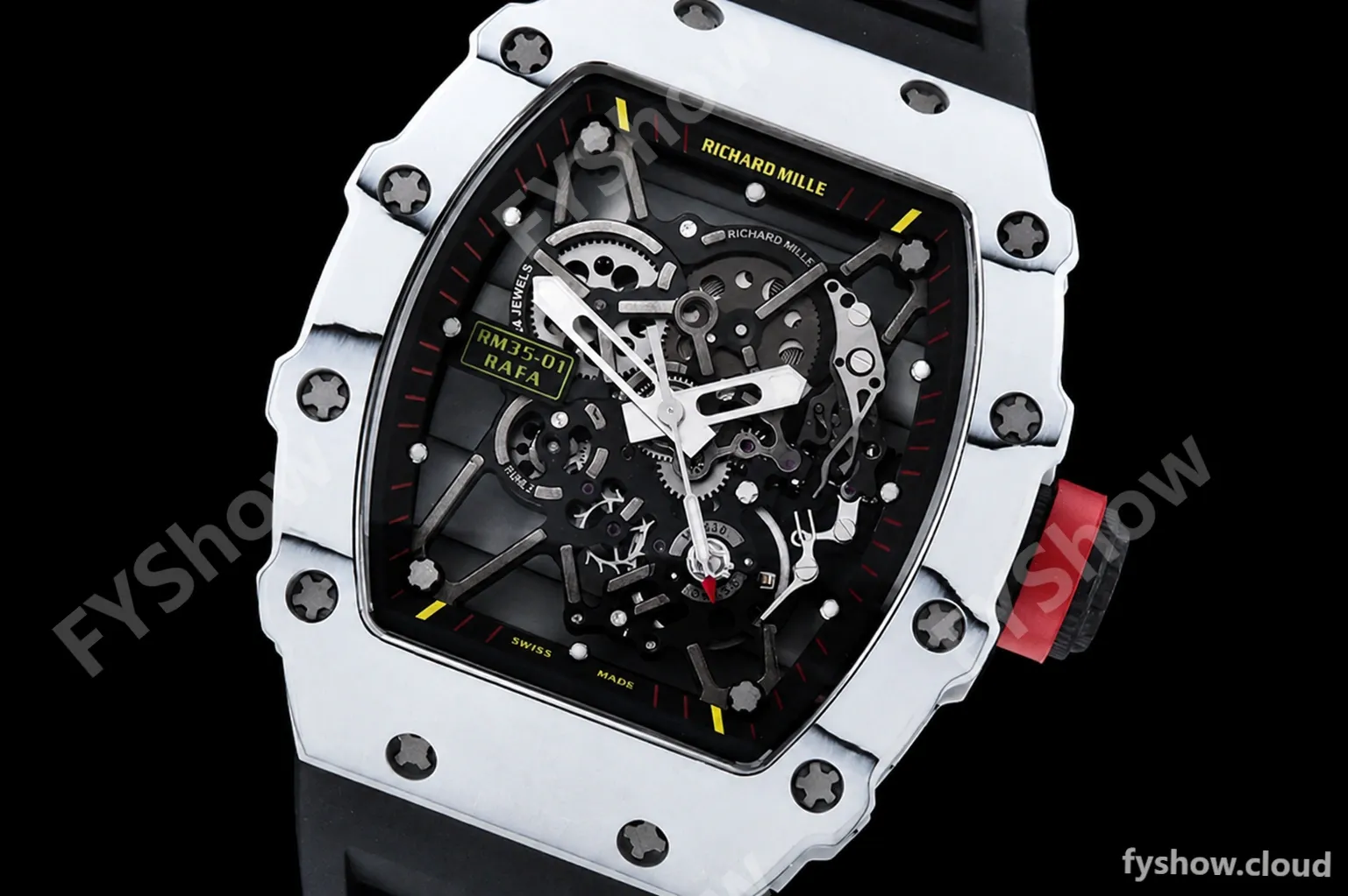 Richard Mille - RM35-01 Rafael Nadal Blk W-NTPT/RU Skele RMXF RMUL3 - Image 4