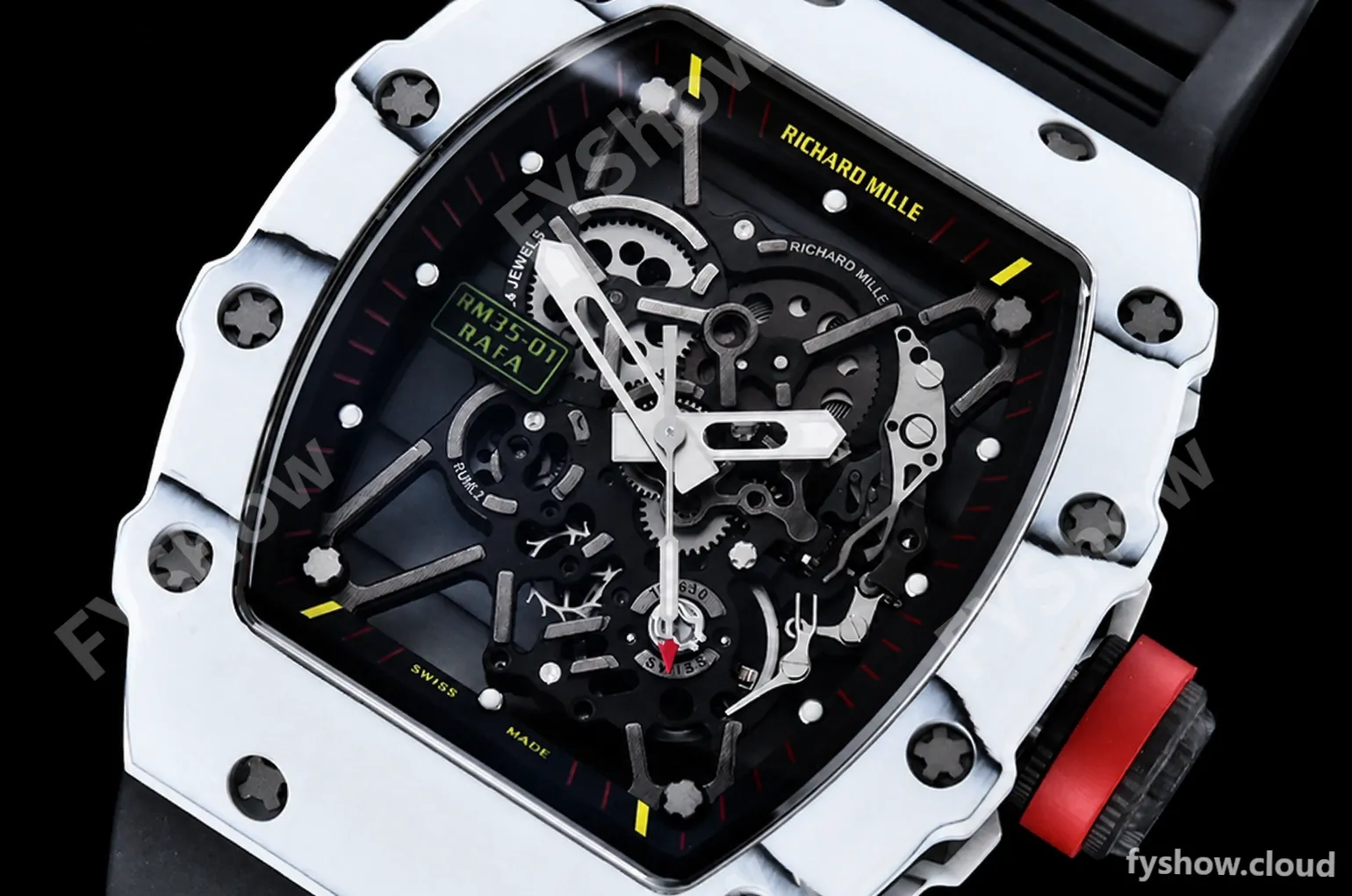 Richard Mille - RM35-01 Rafael Nadal Blk W-NTPT/RU Skele RMXF RMUL3 - Image 5