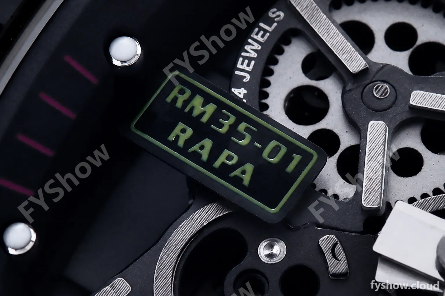 Richard Mille - RM35-01 Rafael Nadal Blk W-NTPT/RU Skele RMXF RMUL3 - Image 9