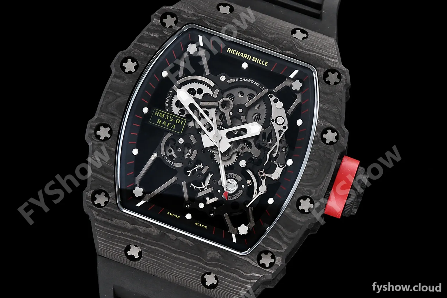 Richard Mille - RM35-01 Rafael Nadal Blk NTPT/RU Skele RMXF RMUL3 - Image 10