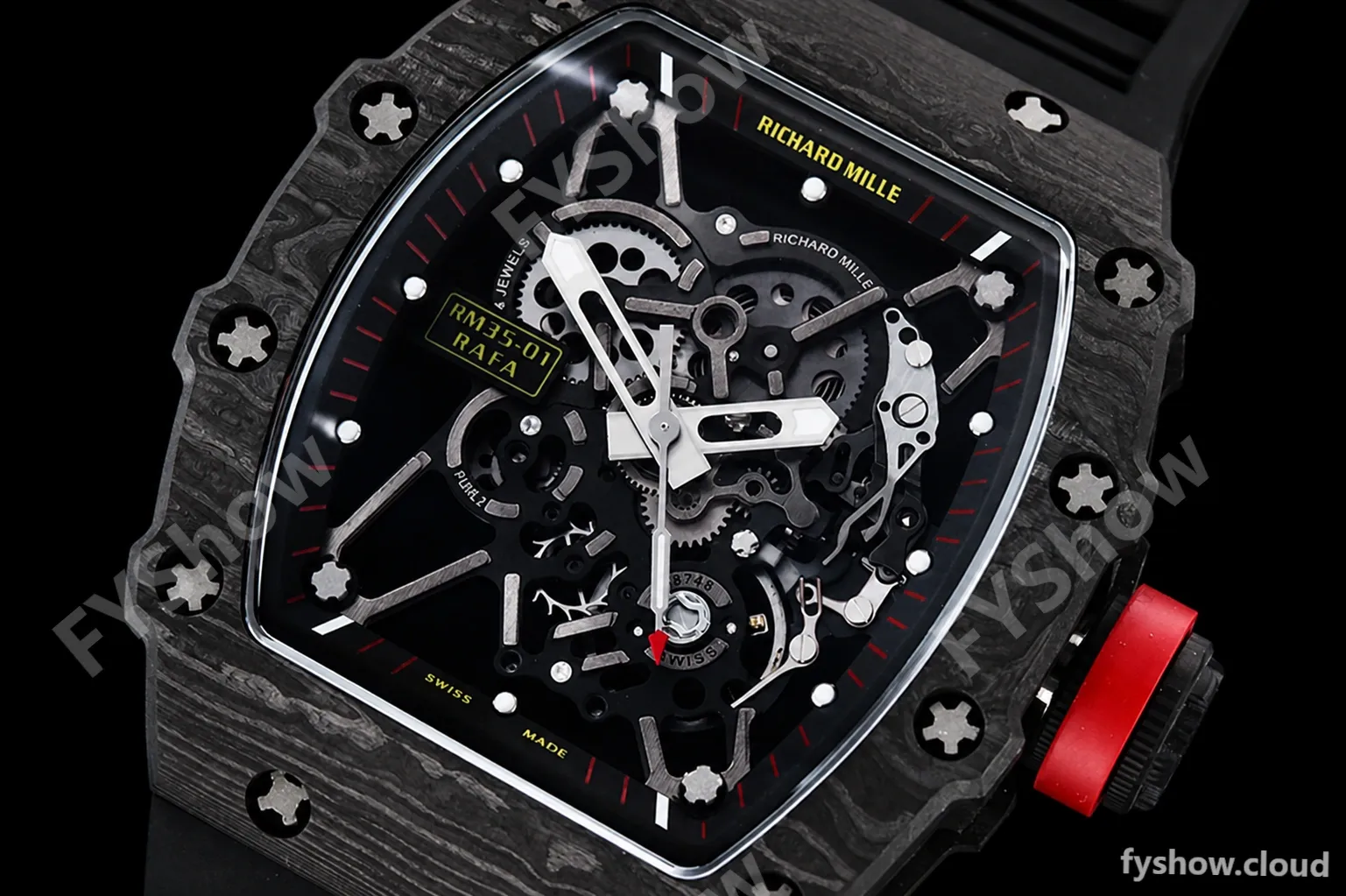 Richard Mille - RM35-01 Rafael Nadal Blk NTPT/RU Skele RMXF RMUL3 - Image 11