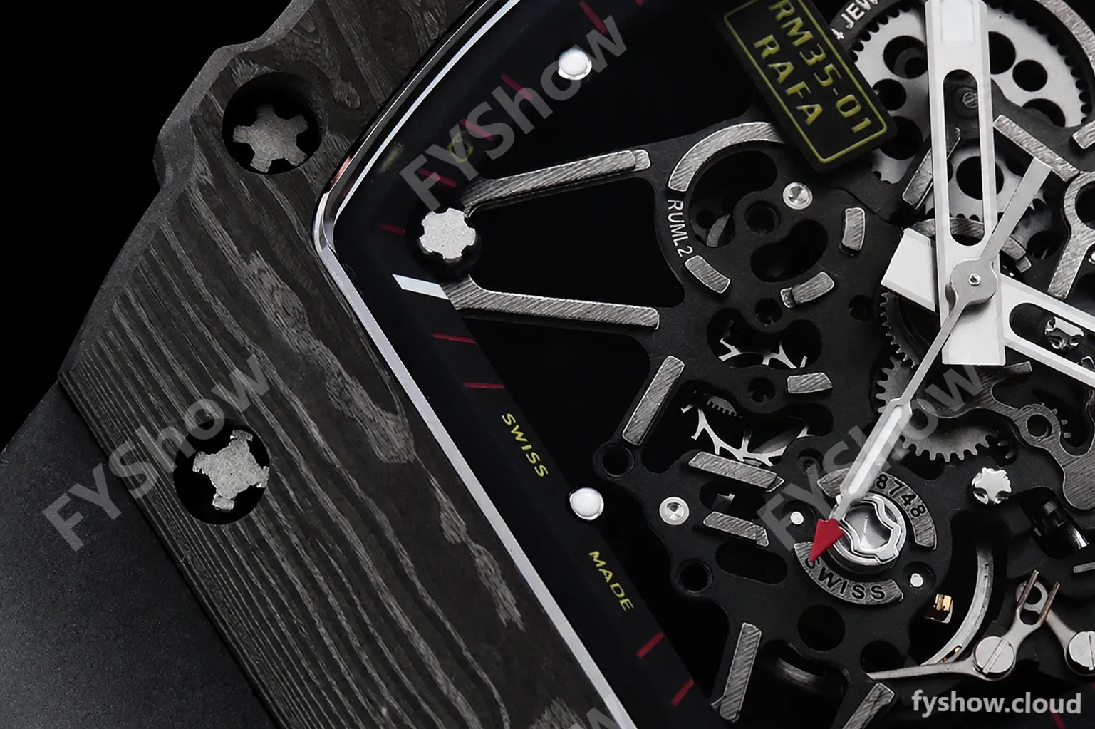 Richard Mille - RM35-01 Rafael Nadal Blk NTPT/RU Skele RMXF RMUL3 - Image 13