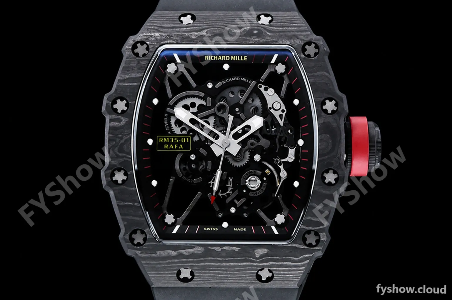 Richard Mille - RM35-01 Rafael Nadal Blk NTPT/RU Skele RMXF RMUL3 - Image 2
