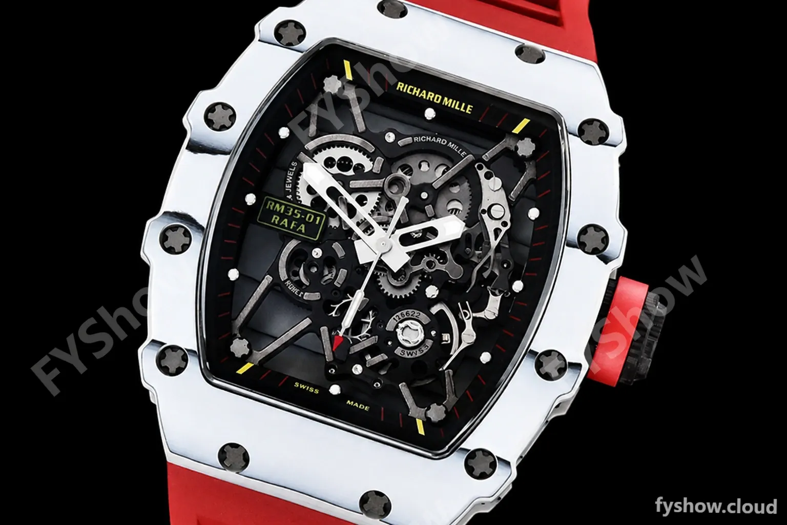 Richard Mille - RM35-01 Rafael Nadal Red W-NTPT/RU Skele RMXF RMUL3 - Image 4