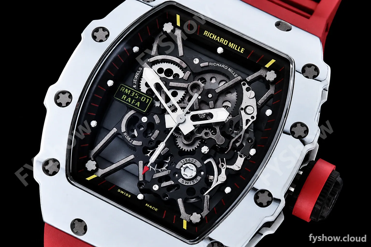 Richard Mille - RM35-01 Rafael Nadal Red W-NTPT/RU Skele RMXF RMUL3 - Image 5