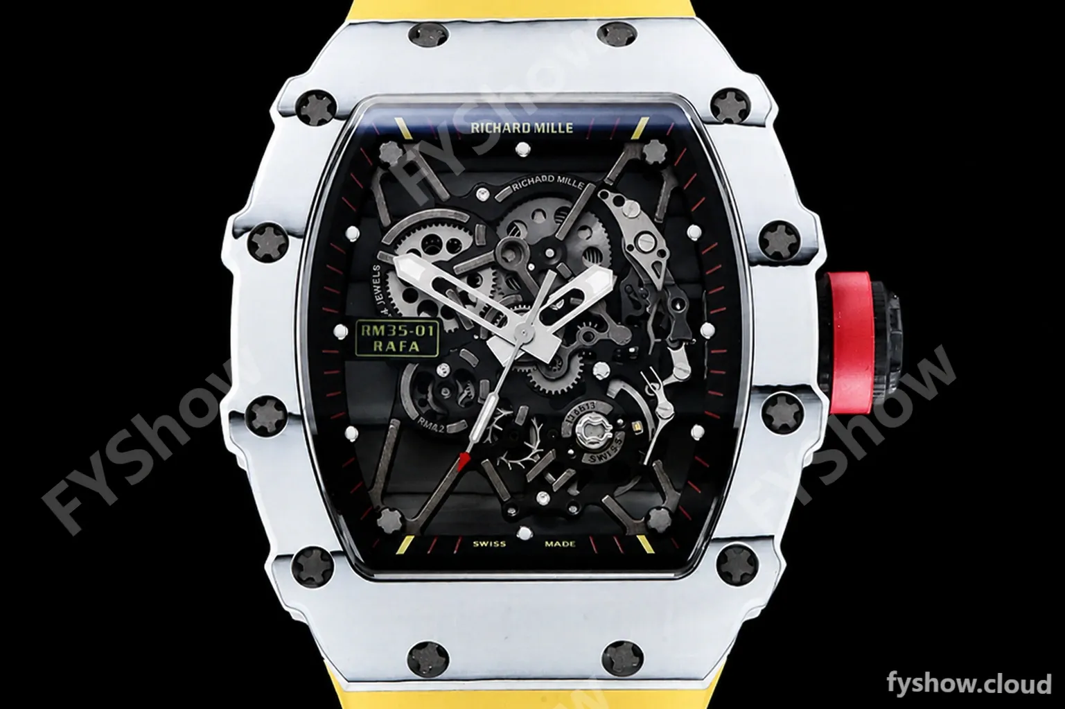 Richard Mille - RM35-01 Rafael Nadal Yelw W-NTPT/RU Skele RMXF RMUL3 - Image 6