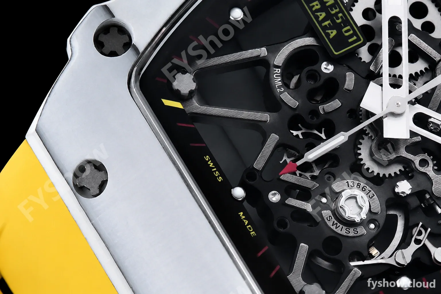Richard Mille - RM35-01 Rafael Nadal Yelw W-NTPT/RU Skele RMXF RMUL3 - Image 11