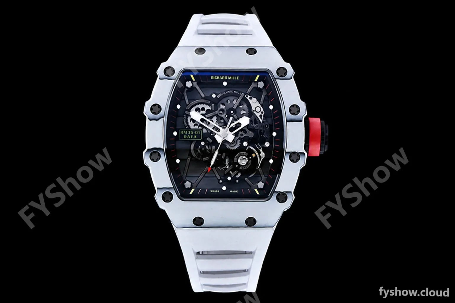 Richard Mille - RM35-01 Rafael Nadal Wht W-NTPT/RU Skele RMXF RMUL3