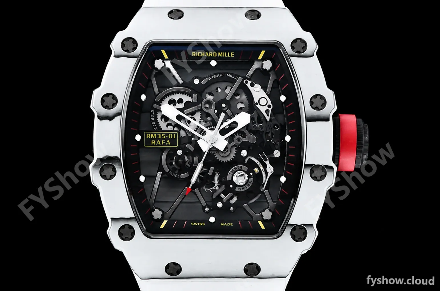 Richard Mille - RM35-01 Rafael Nadal Wht W-NTPT/RU Skele RMXF RMUL3 - Image 2