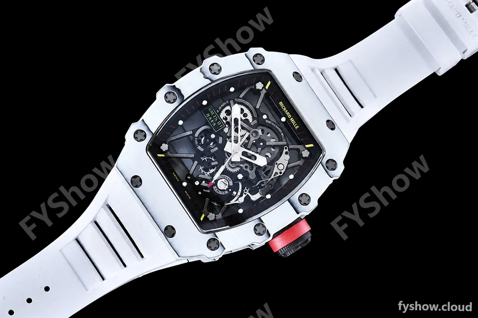 Richard Mille - RM35-01 Rafael Nadal Wht W-NTPT/RU Skele RMXF RMUL3 - Image 3