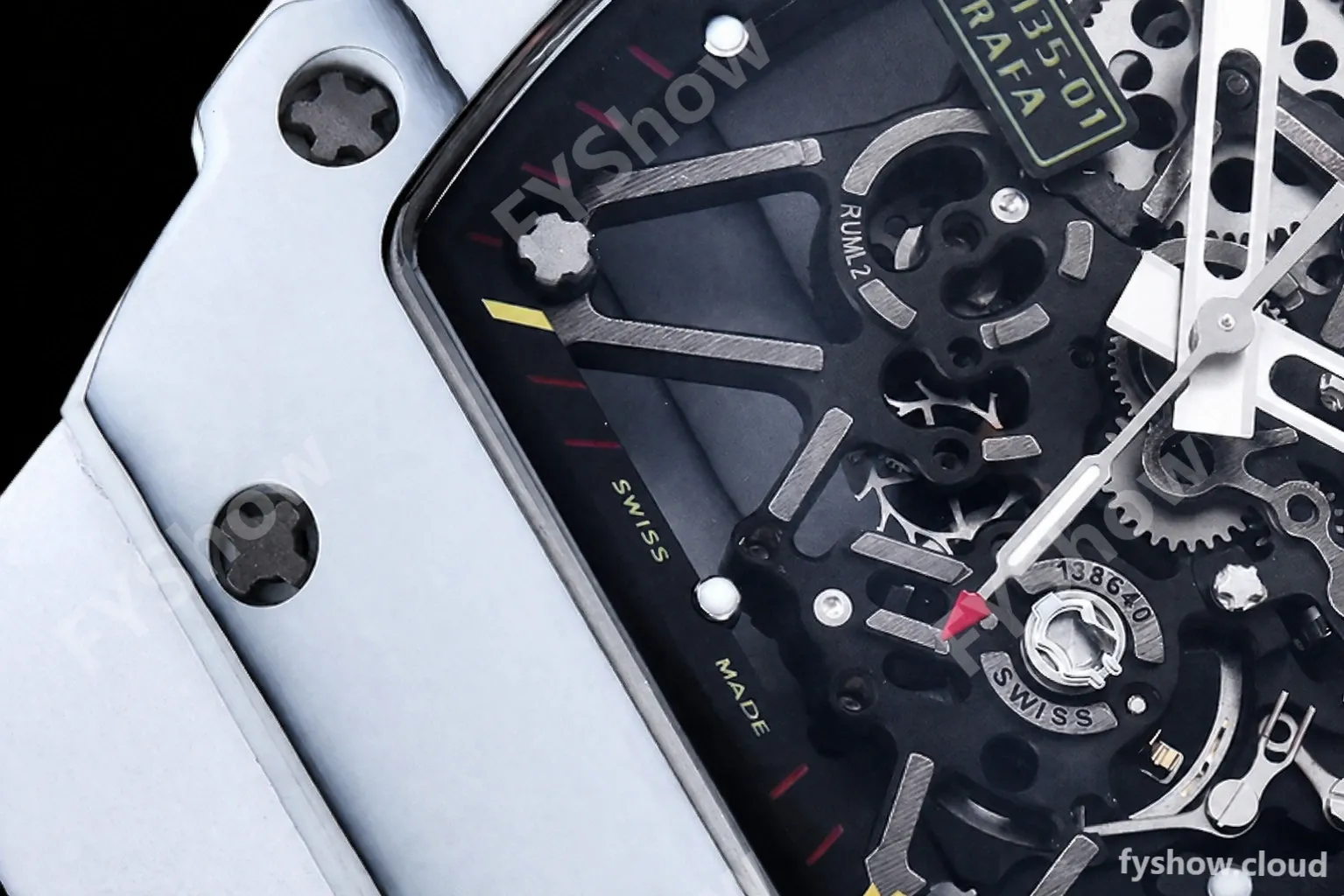Richard Mille - RM35-01 Rafael Nadal Wht W-NTPT/RU Skele RMXF RMUL3 - Image 7