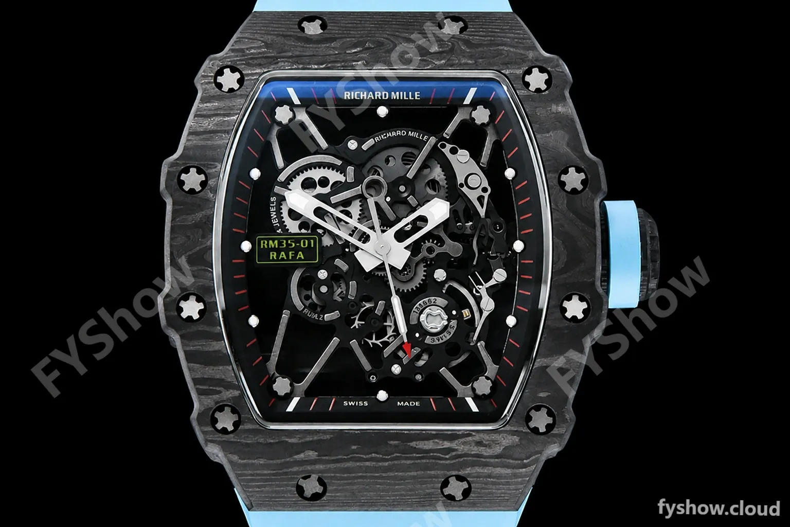 Richard Mille - RM35-01 Rafael Nadal Blue NTPT/RU Skele RMXF RMUL3 - Image 2