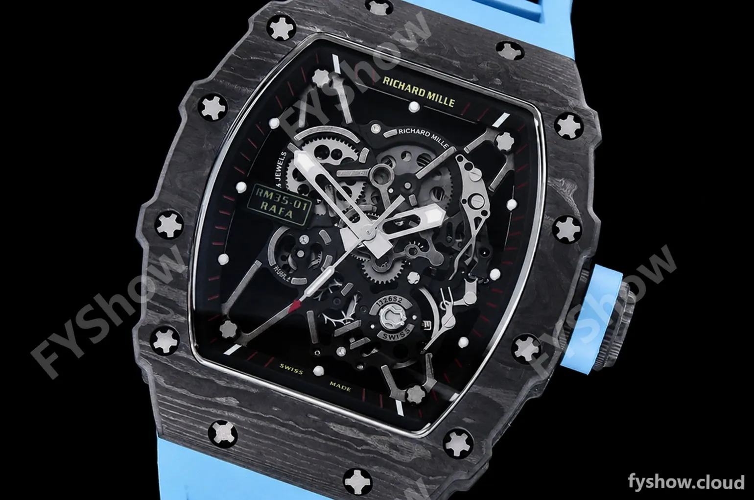 Richard Mille - RM35-01 Rafael Nadal Blue NTPT/RU Skele RMXF RMUL3 - Image 4